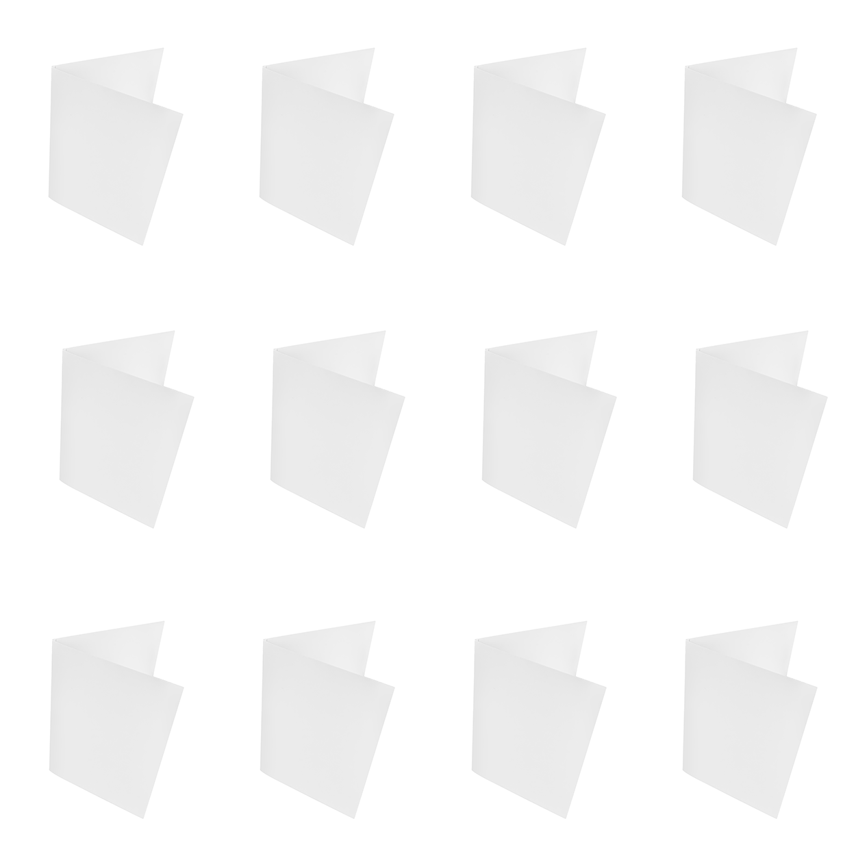 (12pcs) Blank Recordable Greeting Card
