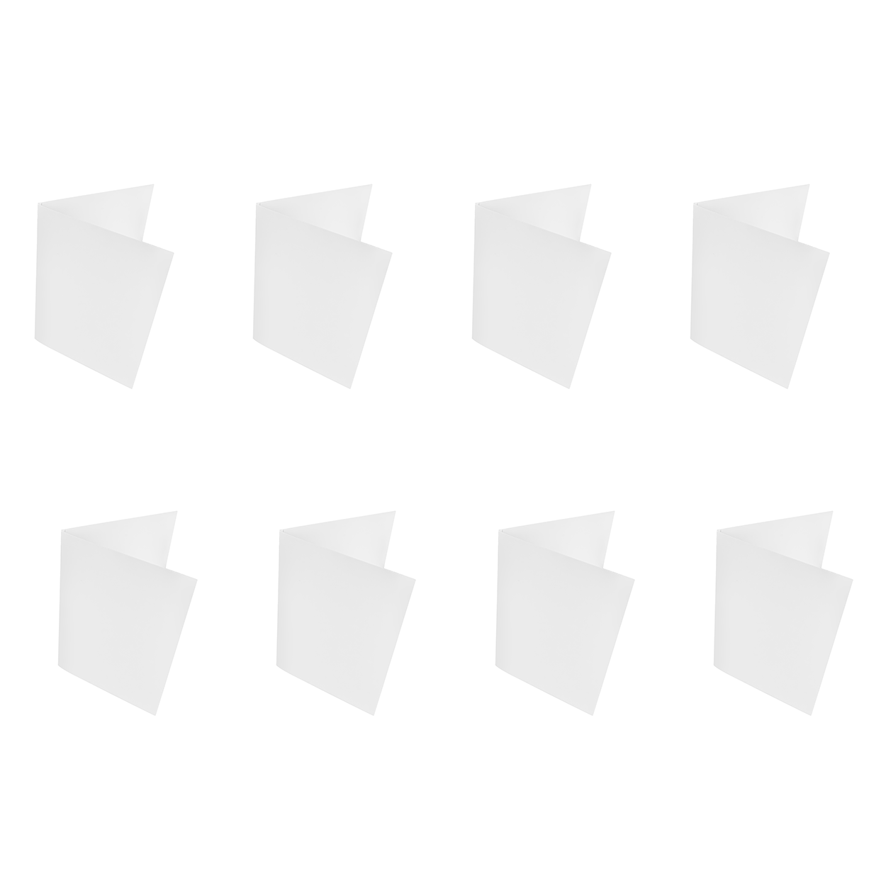 (8pcs) Blank Recordable Greeting Card