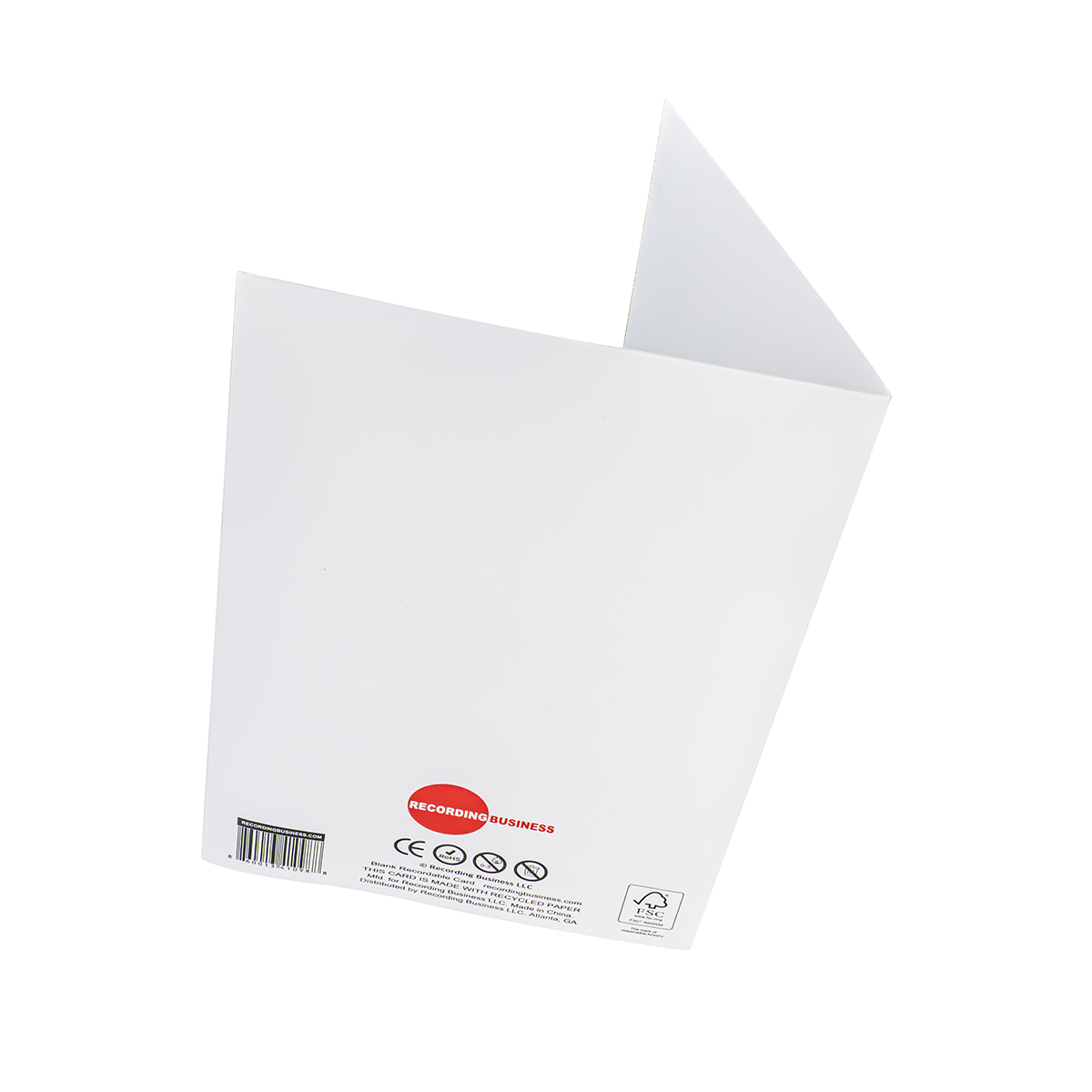 (2pcs) Blank Recordable Greeting Card