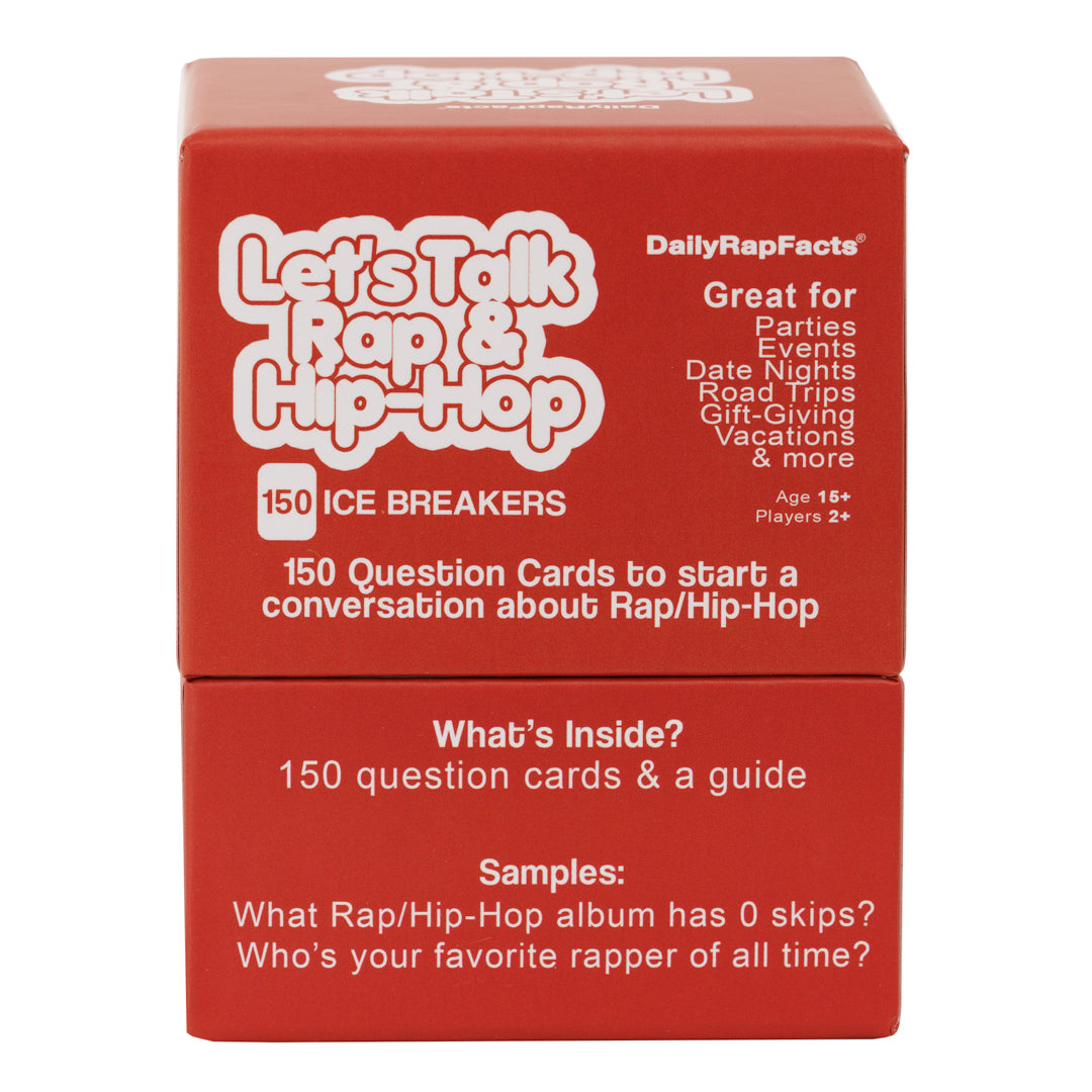 Let's Talk Rap & Hip-Hop: 150 Ice Breakers