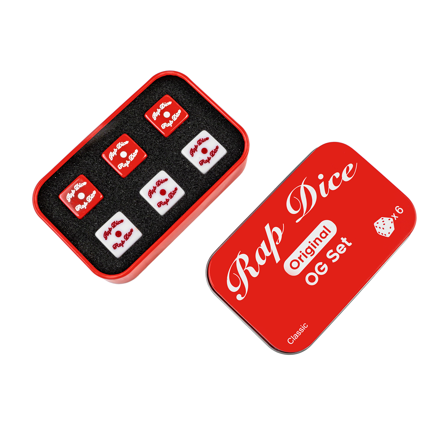Rap Dice (6pc Set) - 6 Sided Dice