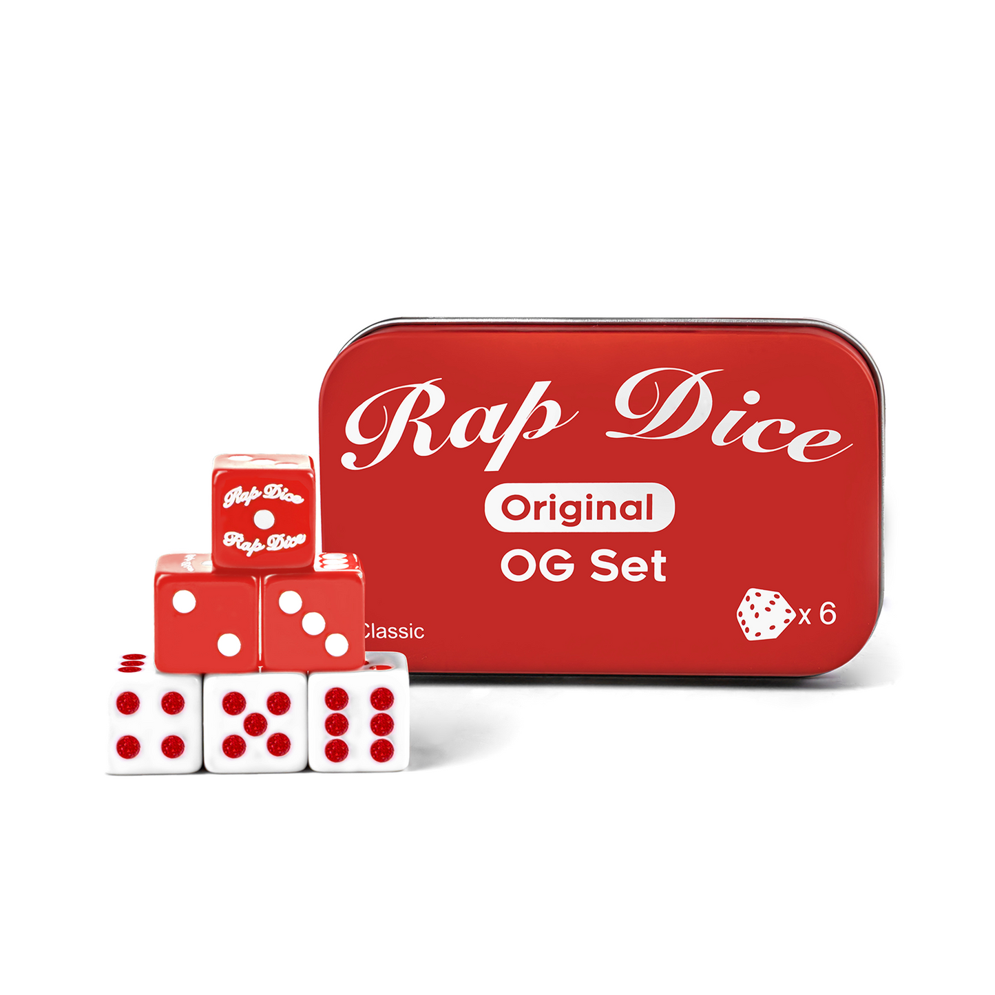 Rap Dice (6pc Set) - 6 Sided Dice