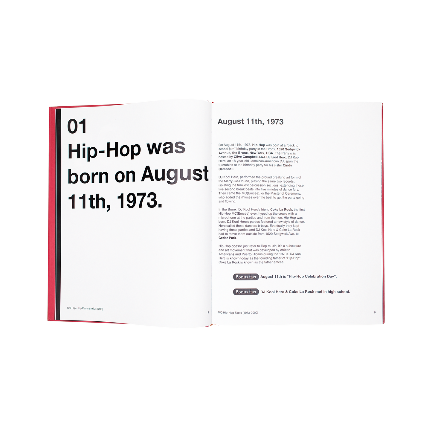 First Fact in 100 Hip Hop Facts (1973-2000) book