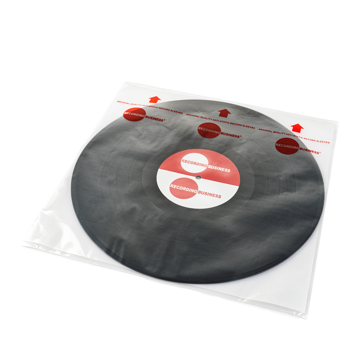 12" Vinyl LP Record Inner Sleeves (Red)