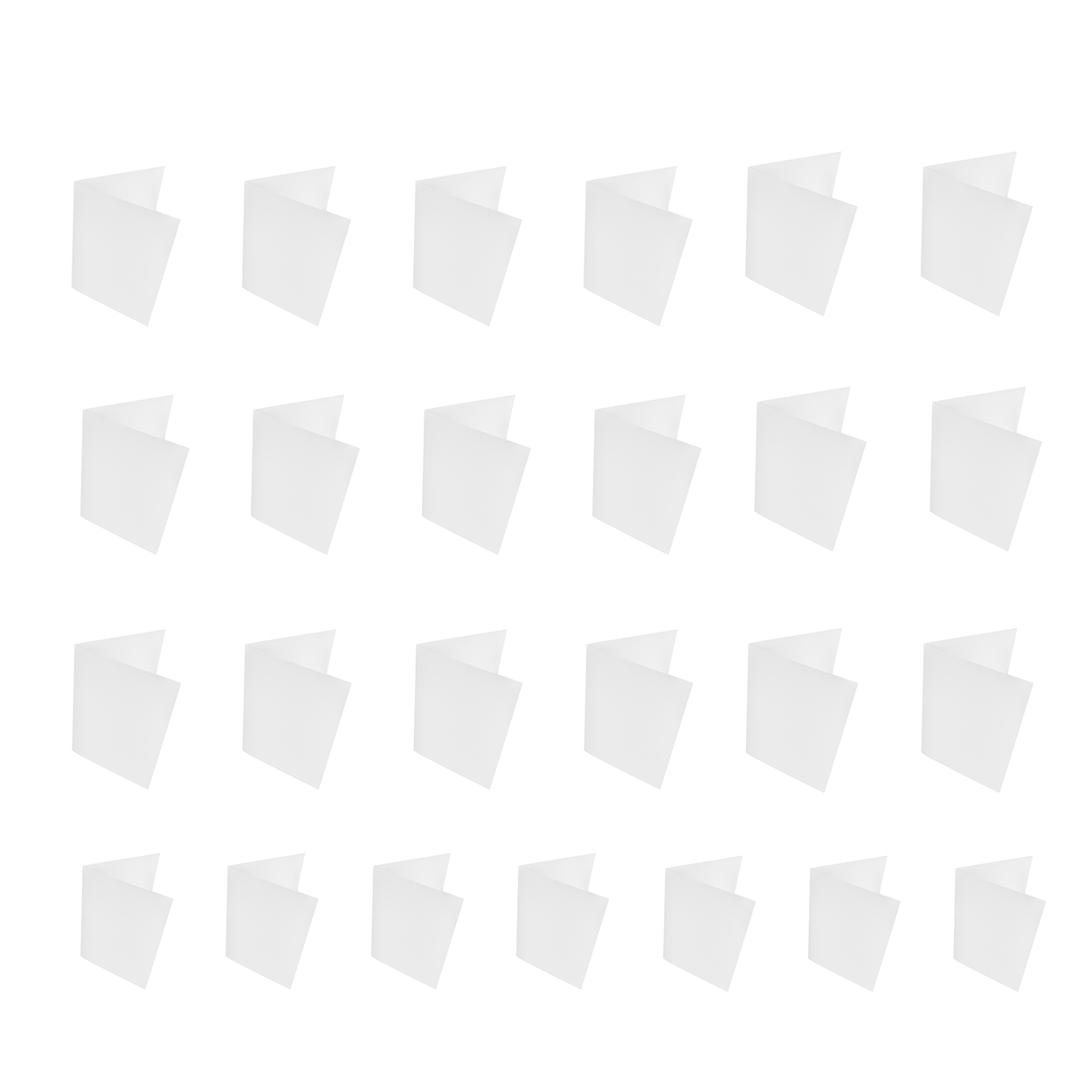 (25pcs) Blank Recordable Greeting Card