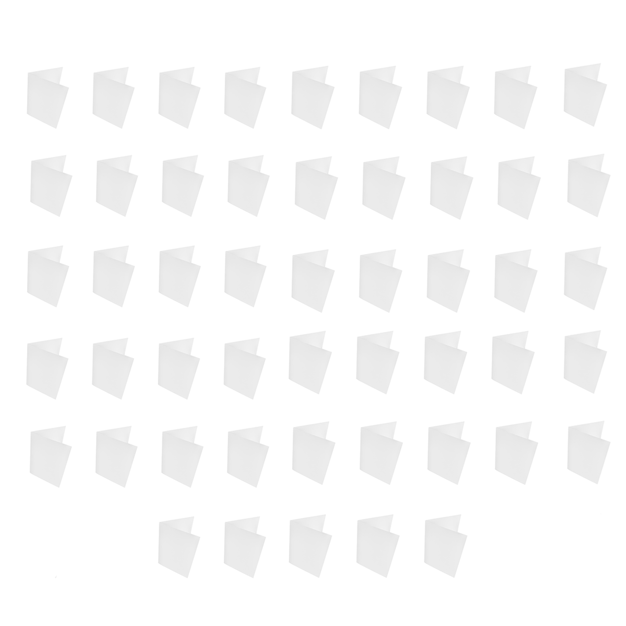 (50pcs) Blank Recordable Greeting Card