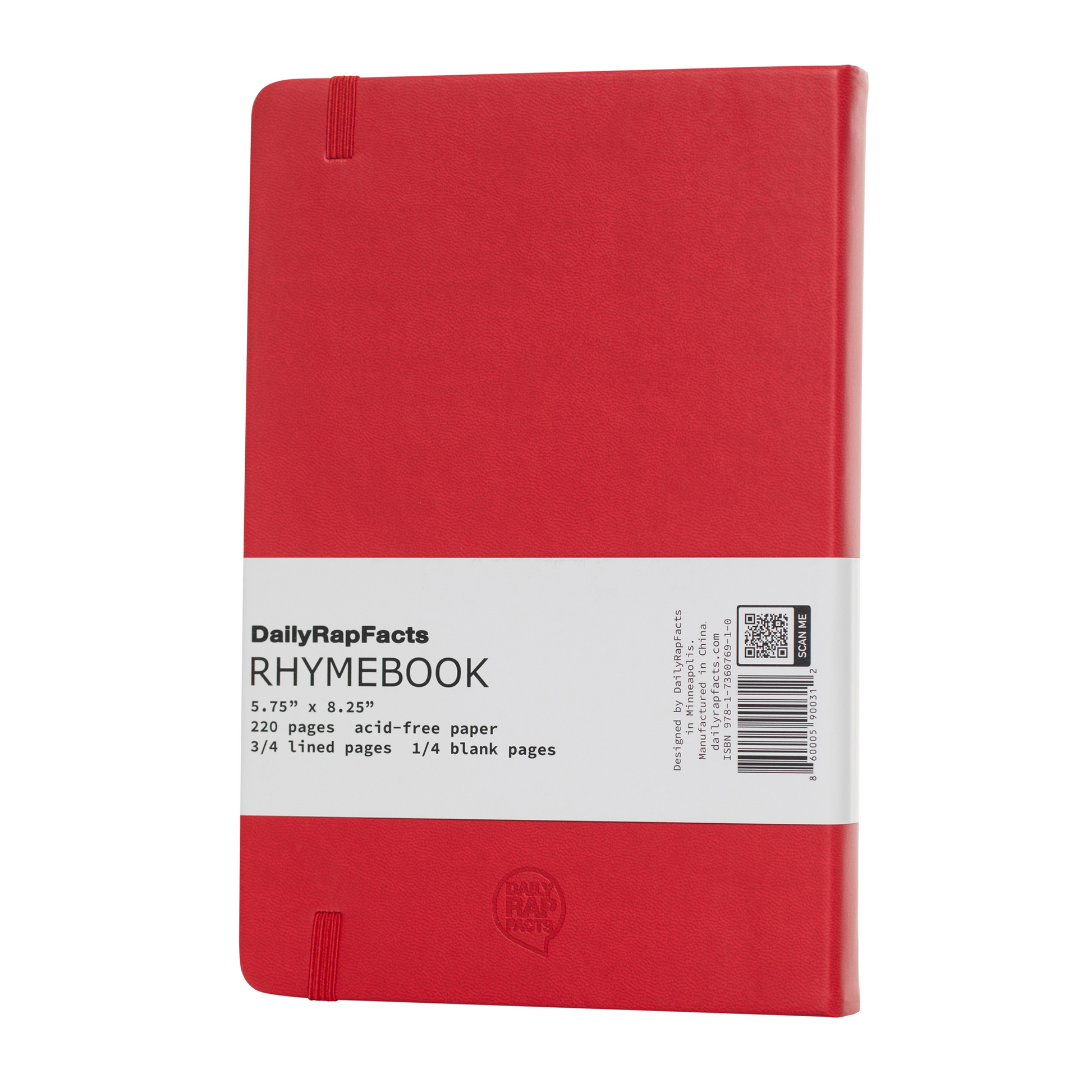 Back of Red RHYMEBOOK