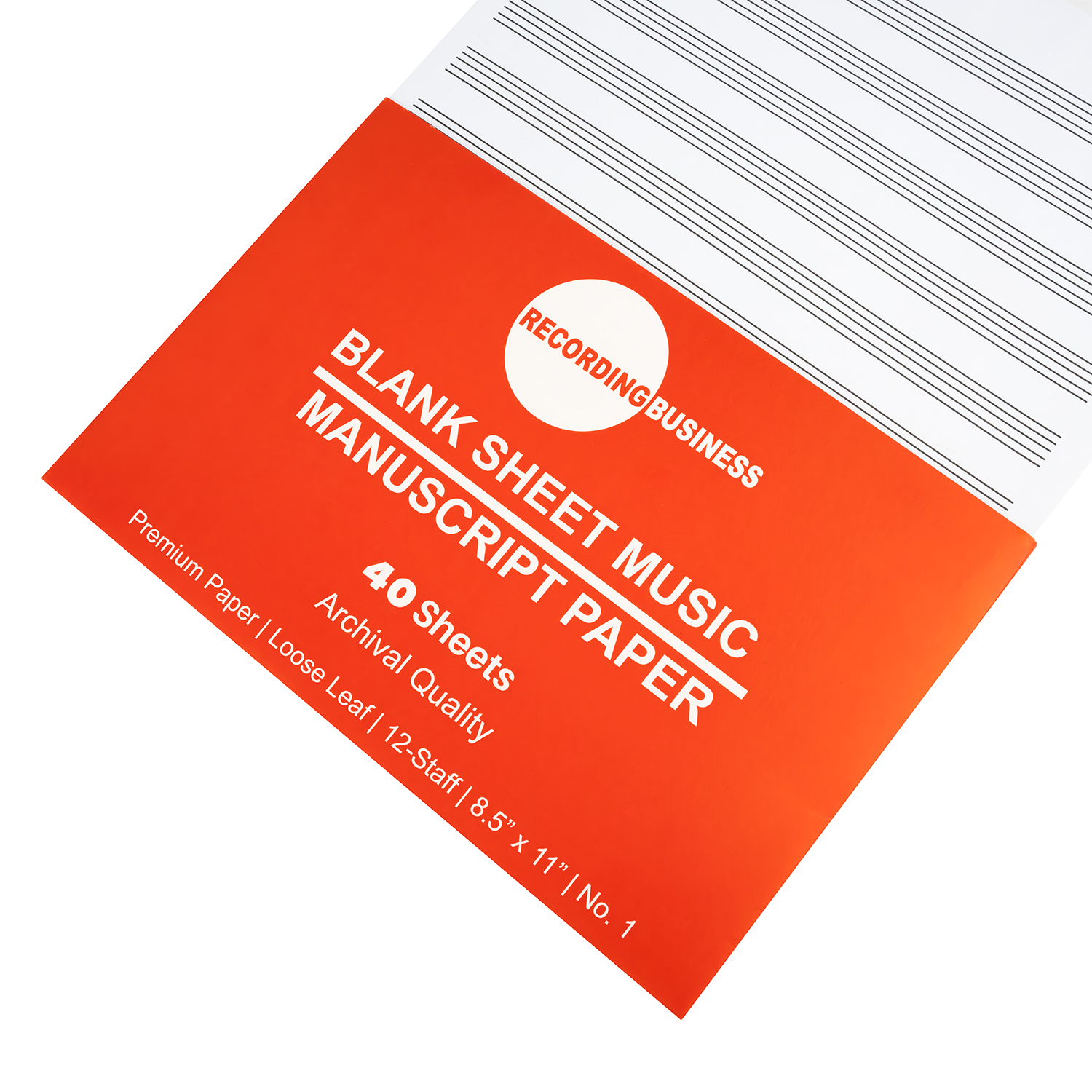 Manuscript Paper 40 Sheets Loose Leaf