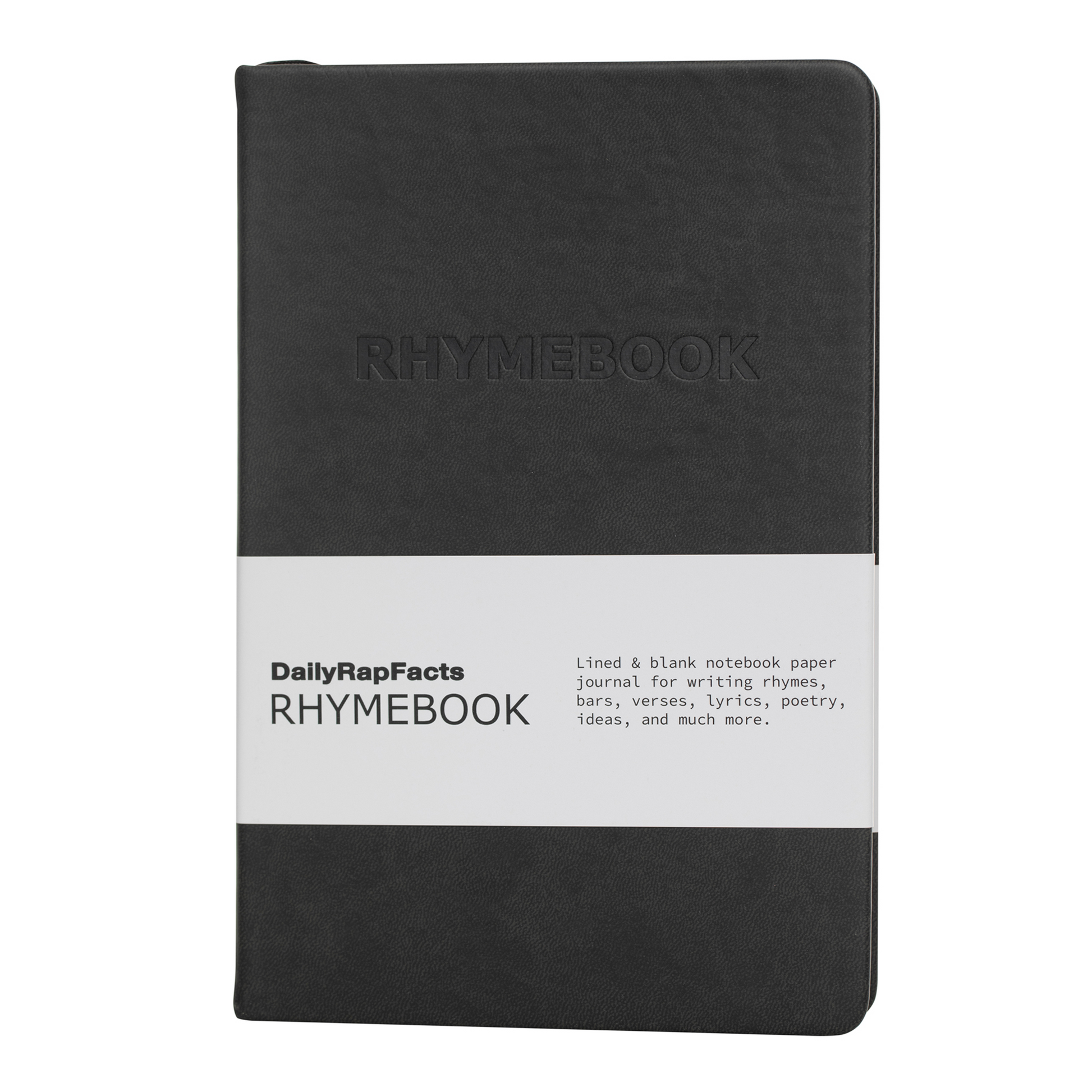 RHYMEBOOK BLACK FRONT