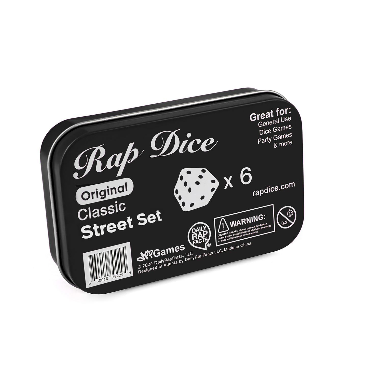 Rap Dice - Street Set (6pc-Set) 6 Sided Dice
