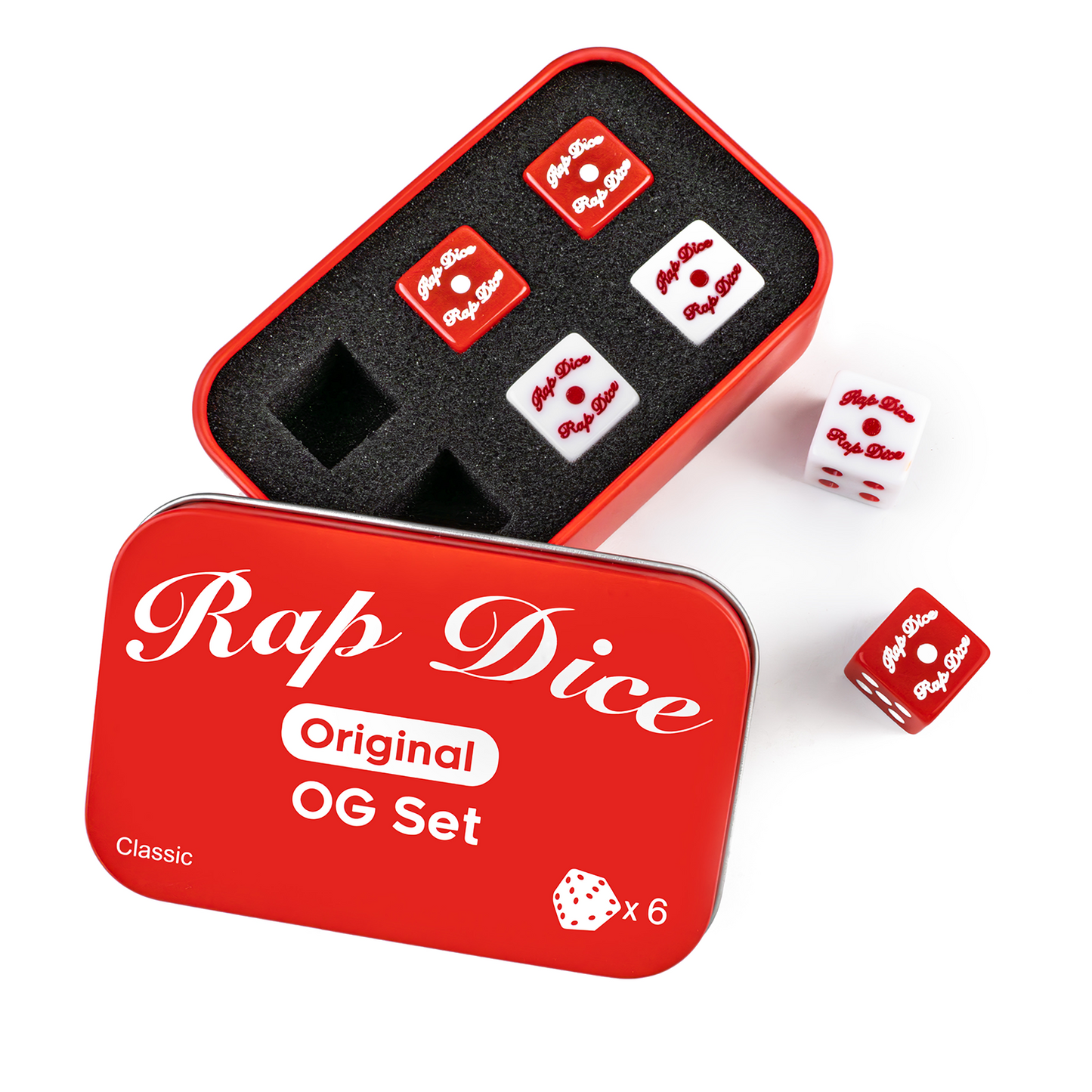 Rap Dice - OG Set (6pc-Set) 6 Sided Dice