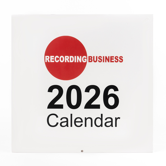 Recording Business 2026 Music Industry Wall Calendar