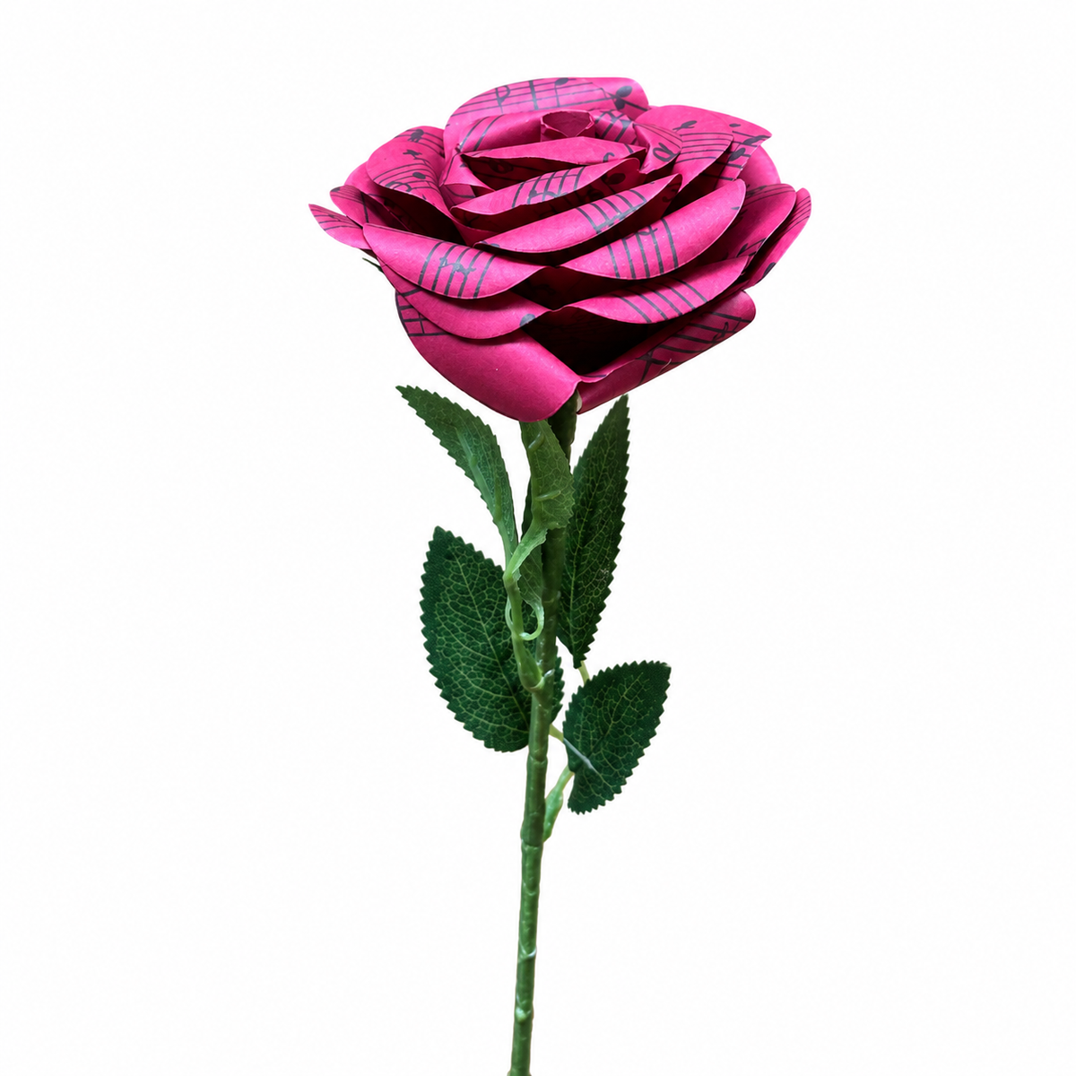 Shroses: Handmade Sheet Music Roses (Dark Pink)