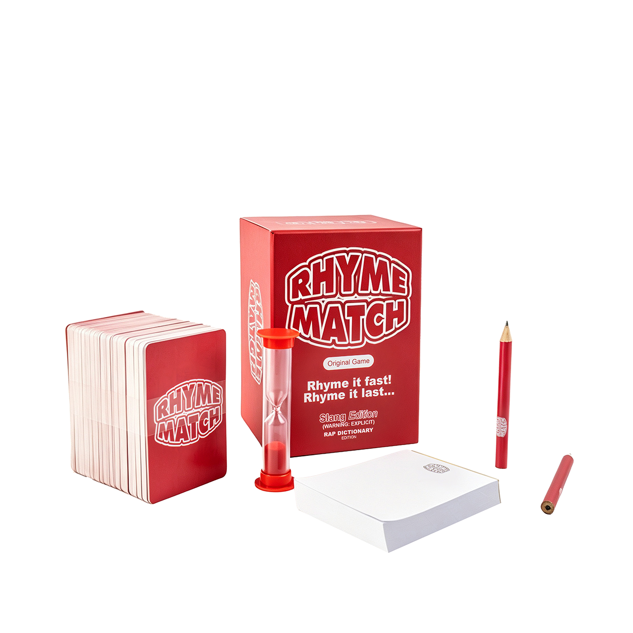 Rhyme Match: Fast Thinking Rhyming Game (Rap Dictionary/Slang Edition)