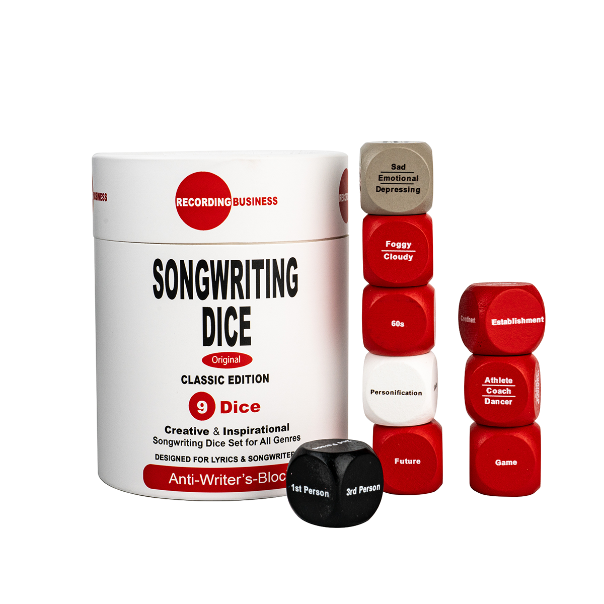 Songwriting Dice (9 Songwriting Dice for All Genres)