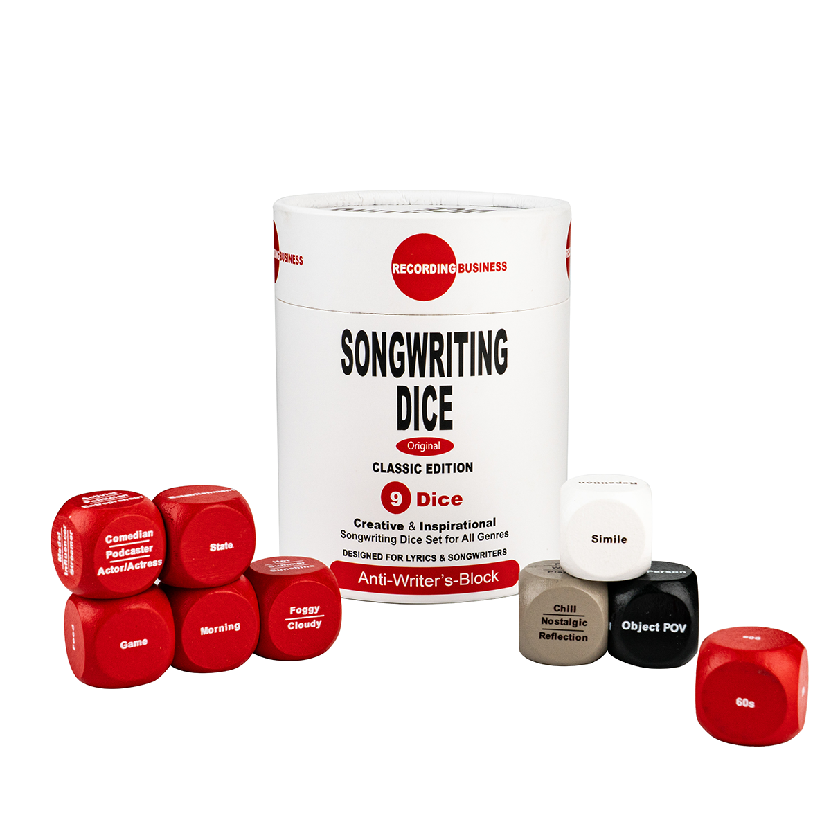 Songwriting Dice (9 Songwriting Dice for All Genres)