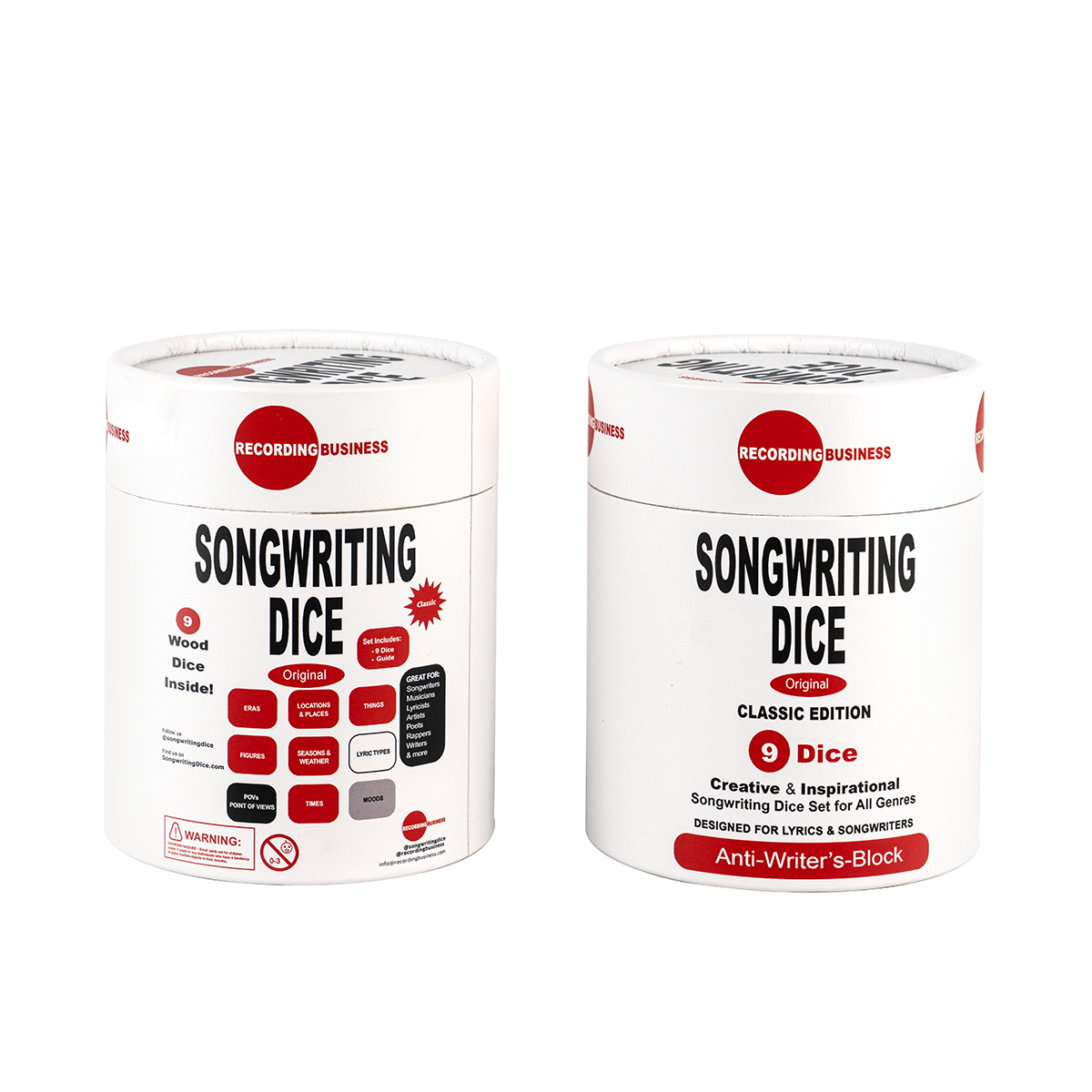 Songwriting Dice (9 Songwriting Dice for All Genres)