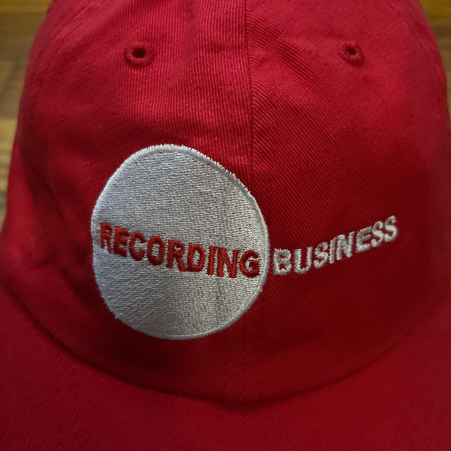 Recording Business Logo Hat (Red)